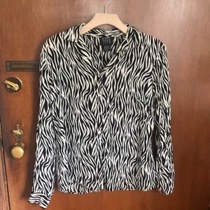 City 100% Silk Button Up